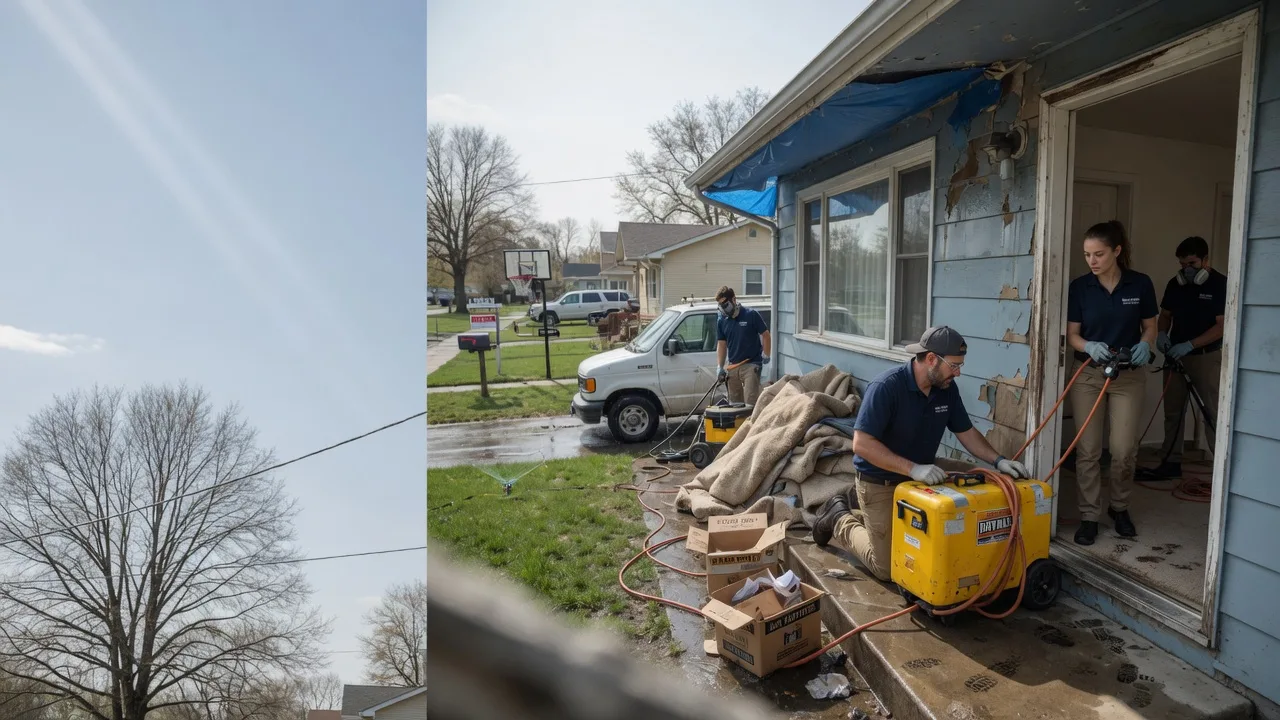 Basement Flood Cleanup in Reno, OH near me
